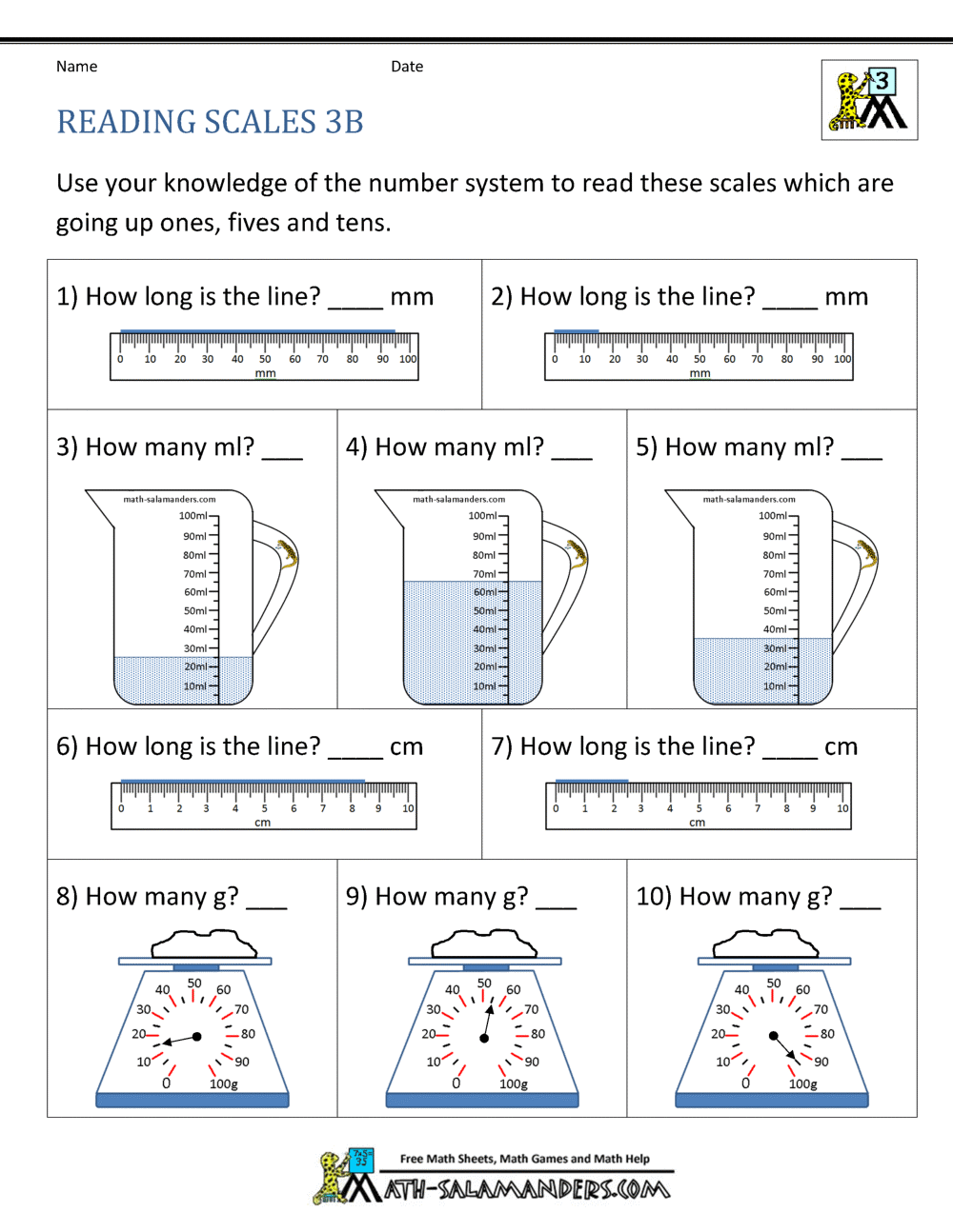 Printable 3Rd Grade Math Worksheets - Printable Template Calendar