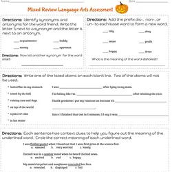Free 4th Grade Grammar Worksheets 