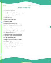 free 4th grade social studies worksheet