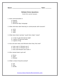 free 5th grade reading comprehension worksheet