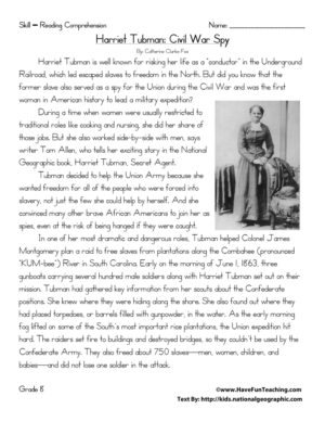 free 6th grade social studies worksheet