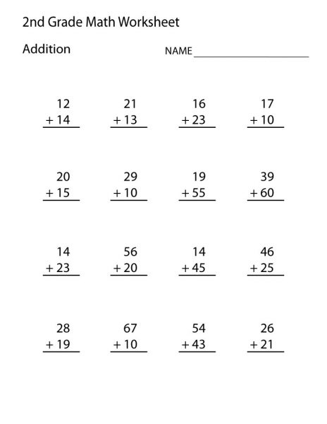 free addition printables