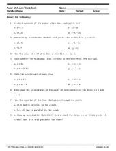 Free Algebra Worksheets &  Printables with Answers
