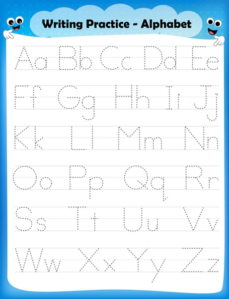 47,062 Alphabet Worksheets Images, Stock Photos, 3D objects ...