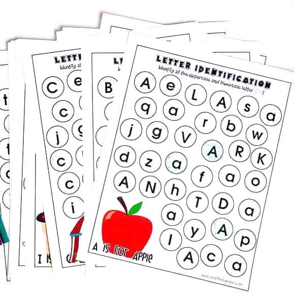 Full Alphabet Letter Identification Printables