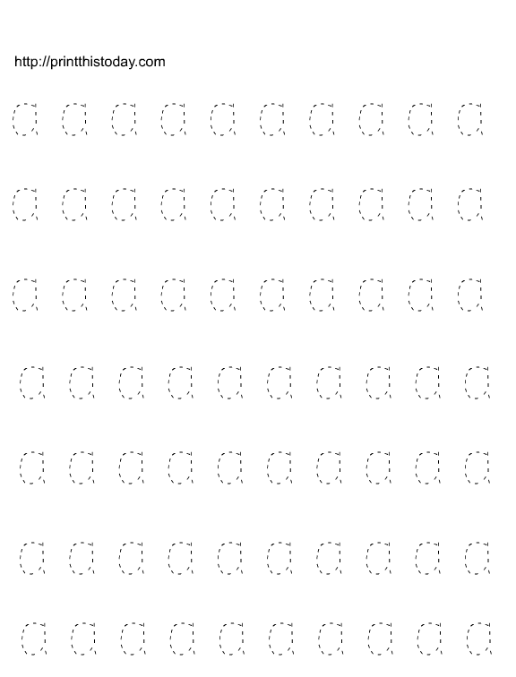 free alphabet tracing sheets