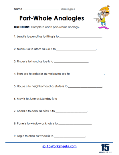 Analogies Worksheets - 15 Worksheets Library