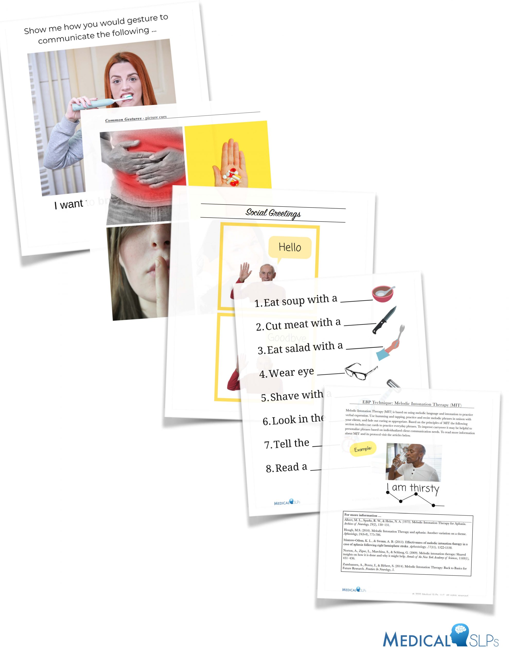 free aphasia worksheet