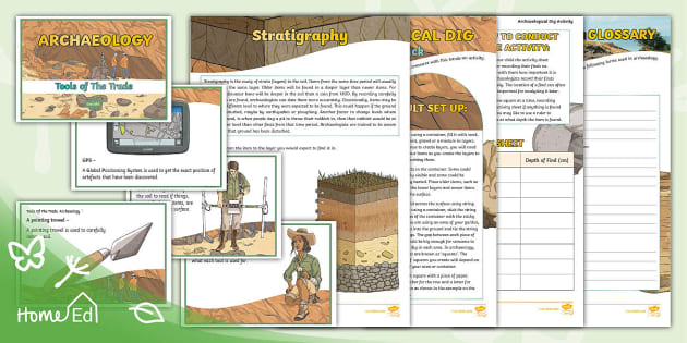 free archaeology worksheet