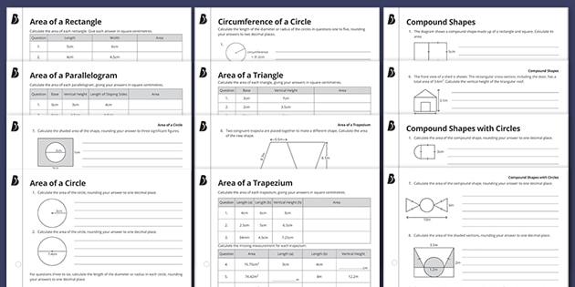 free area and perimeter worksheet