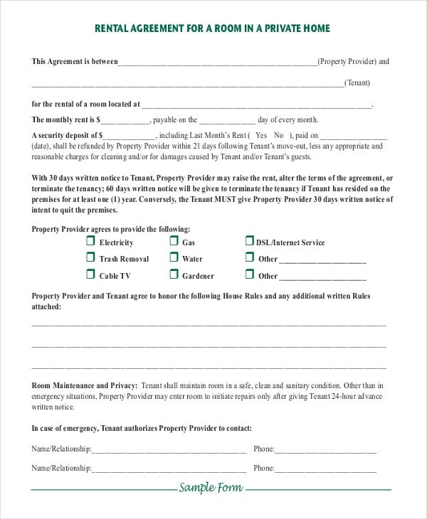 44+ Simple Rental Agreement Templates - PDF, Word