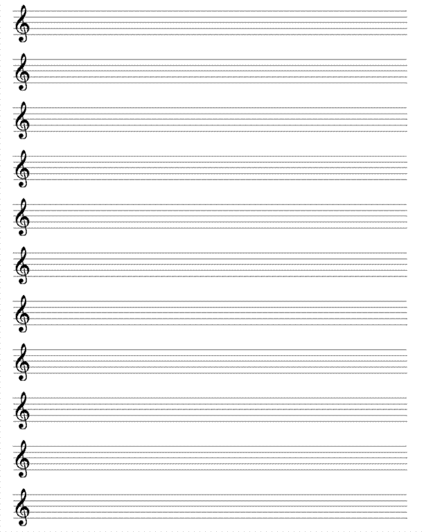 free blank printable sheet music for violin