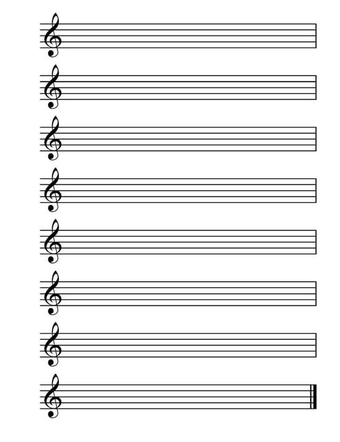 free blank printable sheet music for violin