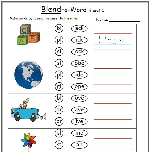 Blends and Digraphs- Activities, Worksheets- KeepKidsReading