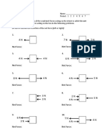 free body diagrams worksheet
