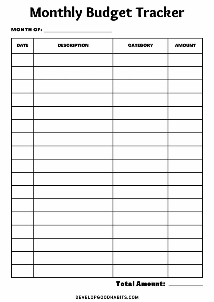 22 Free Budget Printables to Track Your Familys Expenses