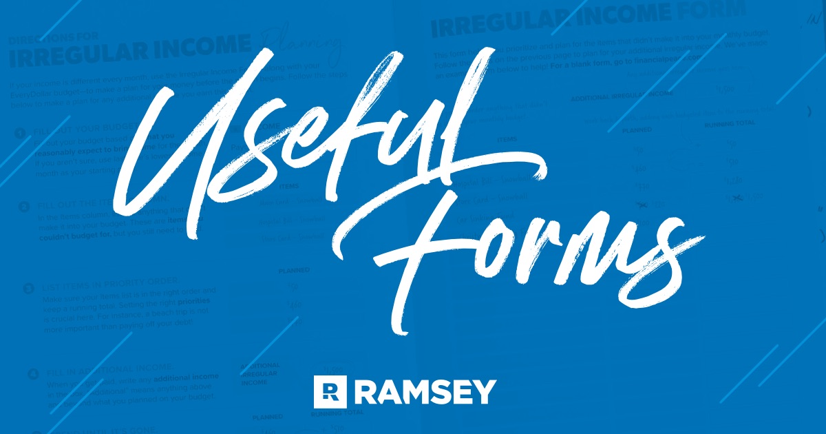 free budget worksheet dave ramsey