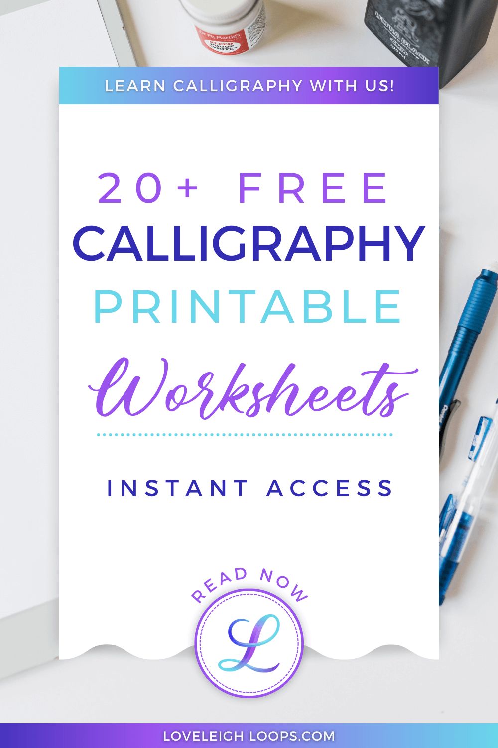 20+ Free Practice Sheets For Calligraphy (PLUS Tutorials ...