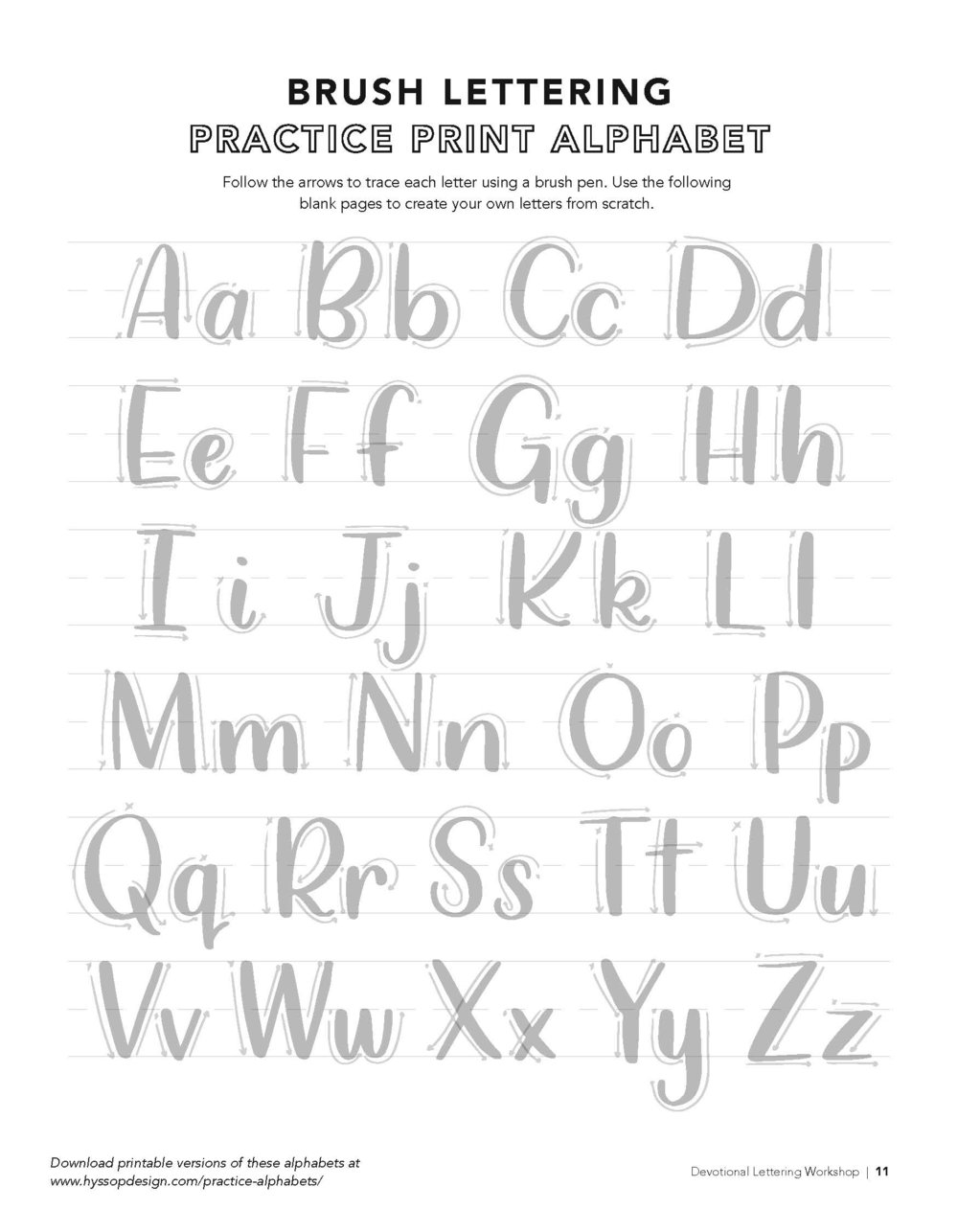 Free Printable Calligraphy Alphabet Worksheets — jacy corral ...