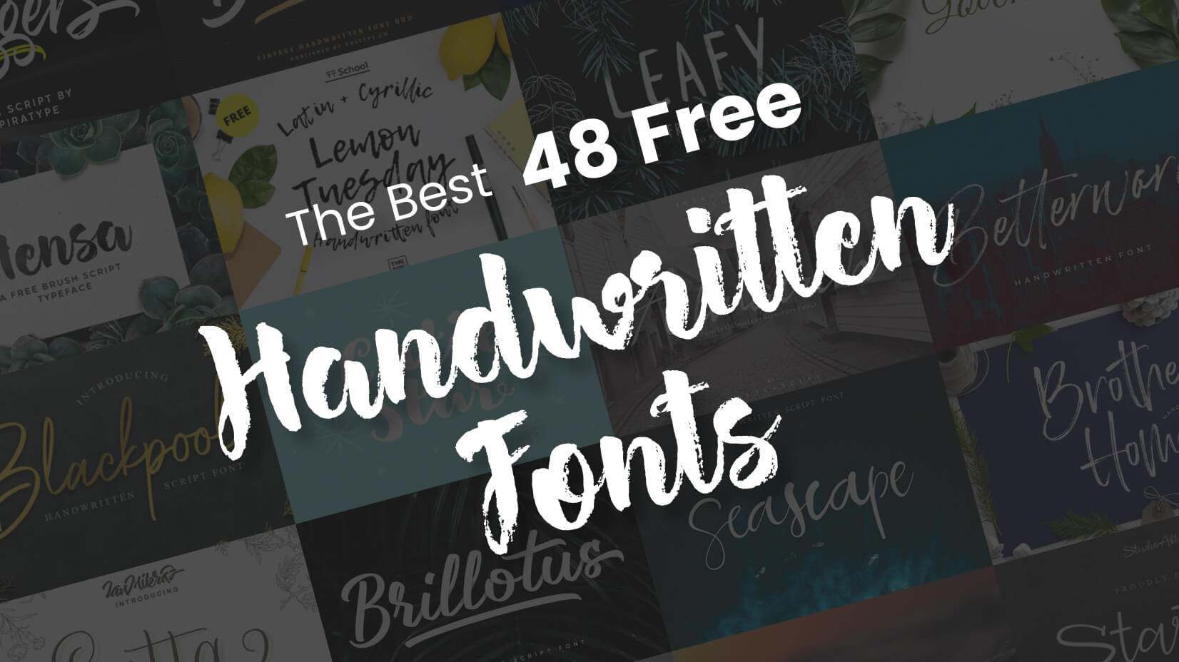 44 of The Best Free Handwriting Fonts to Try in 2022 | GraphicMama Blo