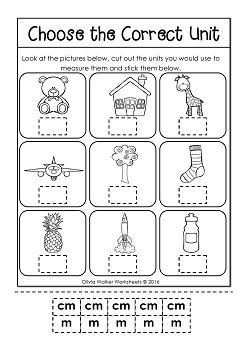 Measurement Length Worksheets - Metre centimetres (meter ...