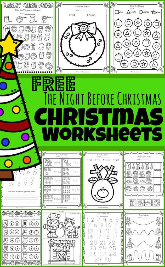 ? FREE Twas the Night before Christmas Worksheets &  Activities