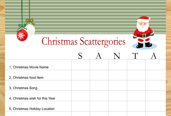68 Free Printable Christmas Games