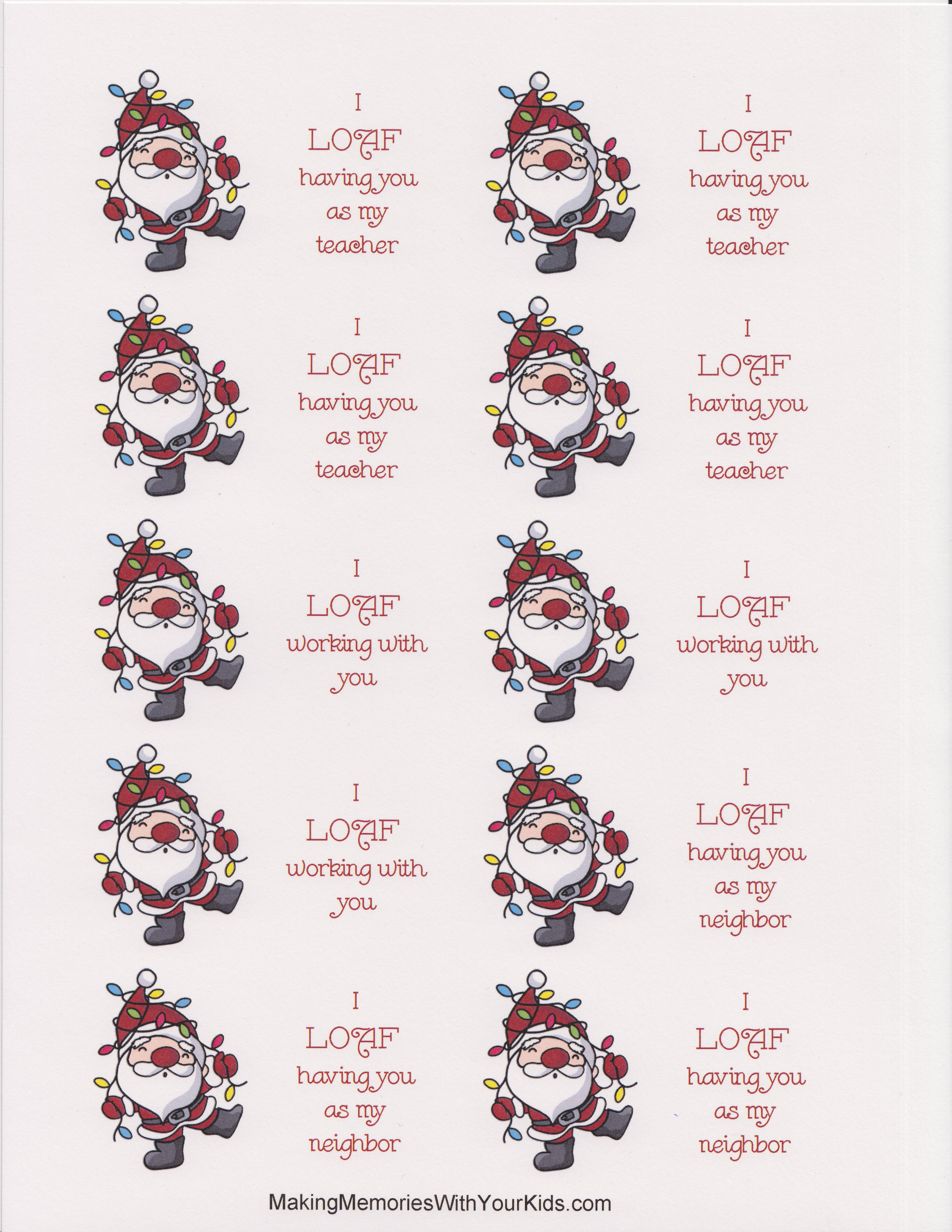 free christmas printables for teachers