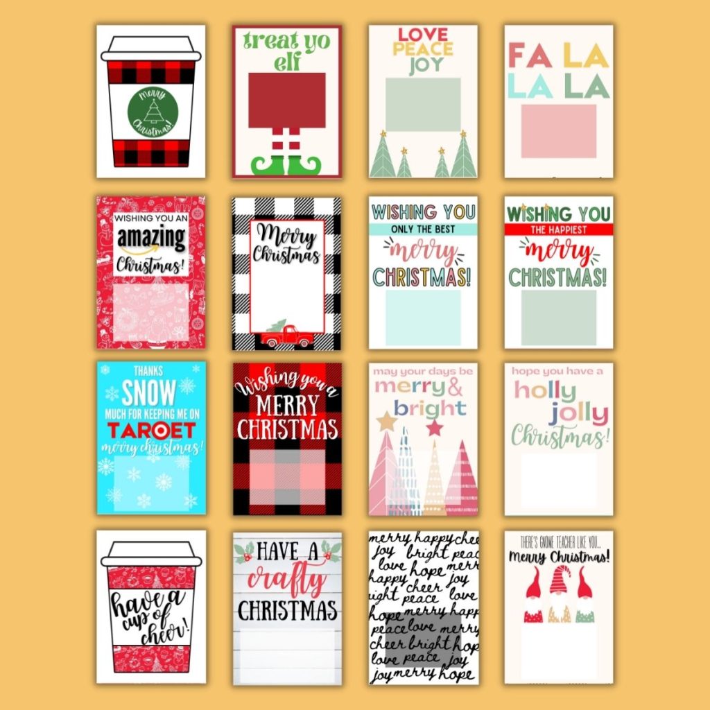 free christmas printables for teachers