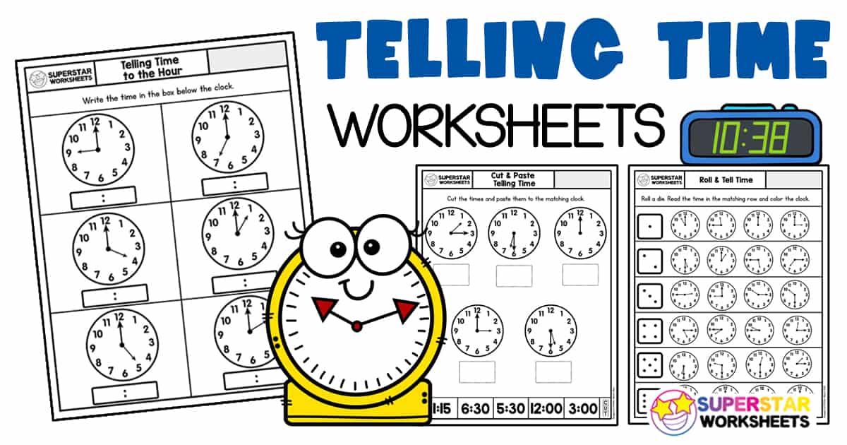 Time - Free Maths Worksheets
