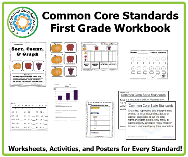 First Grade Common Core Workbook Paperback