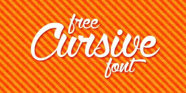 10 Free Stylish Cursive Fonts for Script Writing