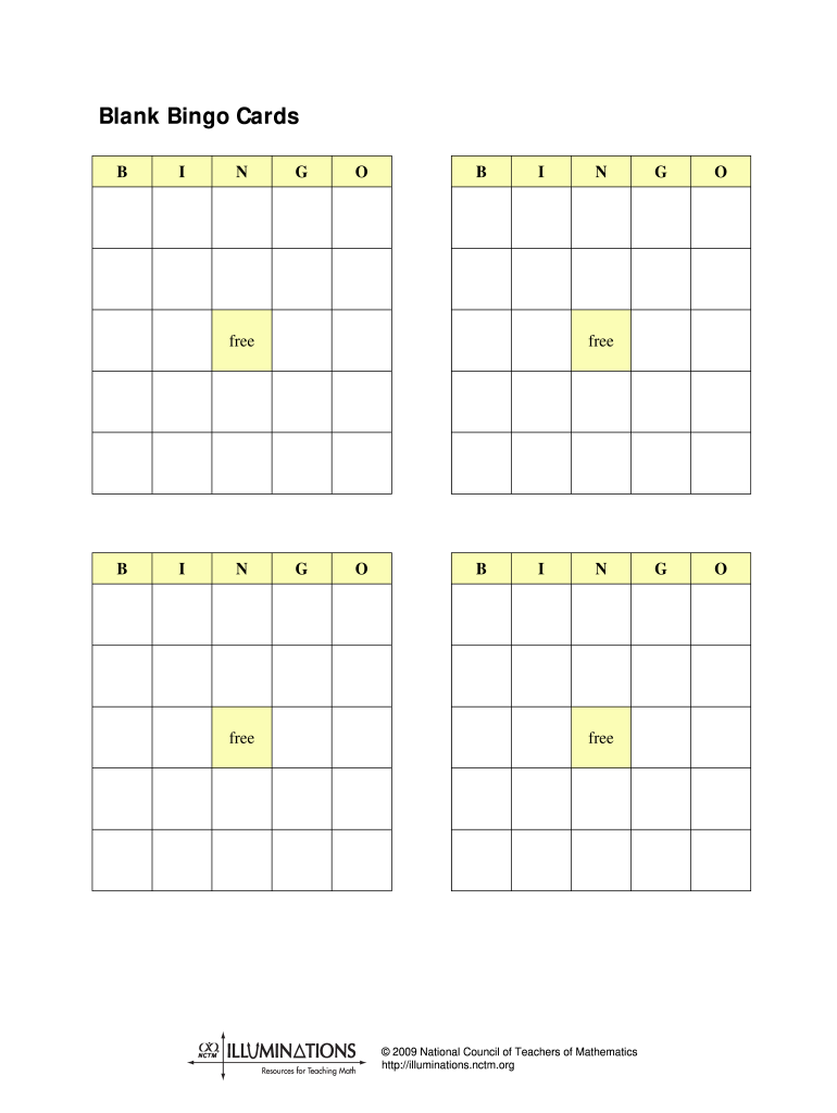 free custom printable bingo card generator