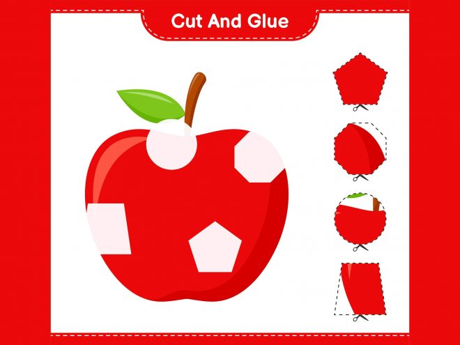 free cut and paste worksheet for preschoolers