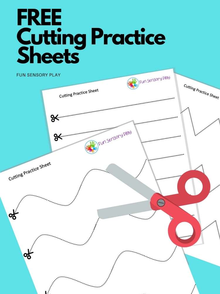 FREE Cutting Worksheets Scissor Skills Practice Printables