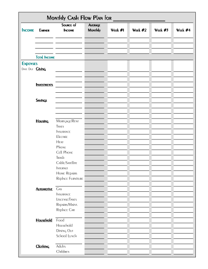 free dave ramsey printable budget worksheet