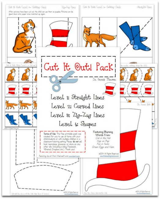 Dr. Seuss Cut it Out! Pack
