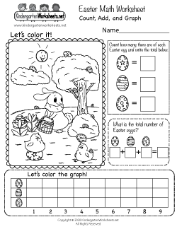 Easter Worksheets for Kindergarten (Free Printables)