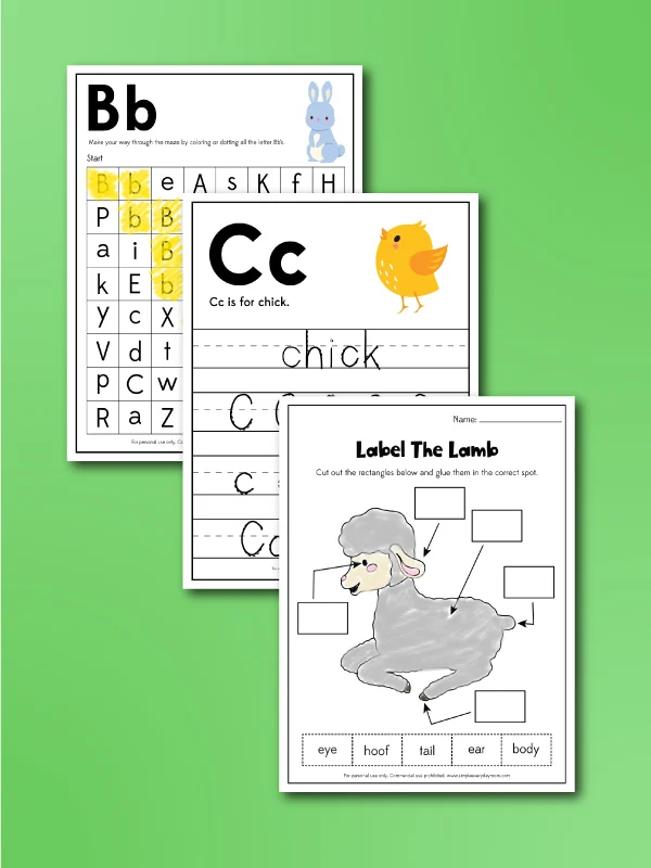 Free Printable Easter Worksheets For Kids