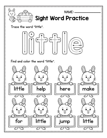 FREE Printable Easter Worksheets For Preschool   Teacher