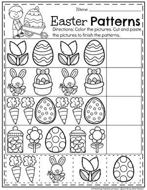 Easter Worksheets - Planning Playtime