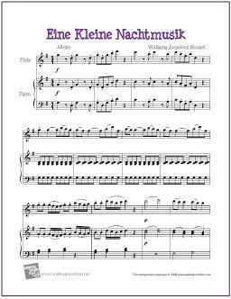 free easy printable sheet music for flute