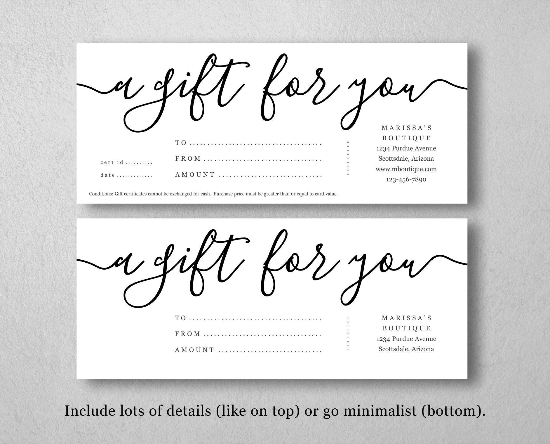Gift Template - Select a gift certificate template to customize - Worksheets Library for Printable Gift Certificates Free Download