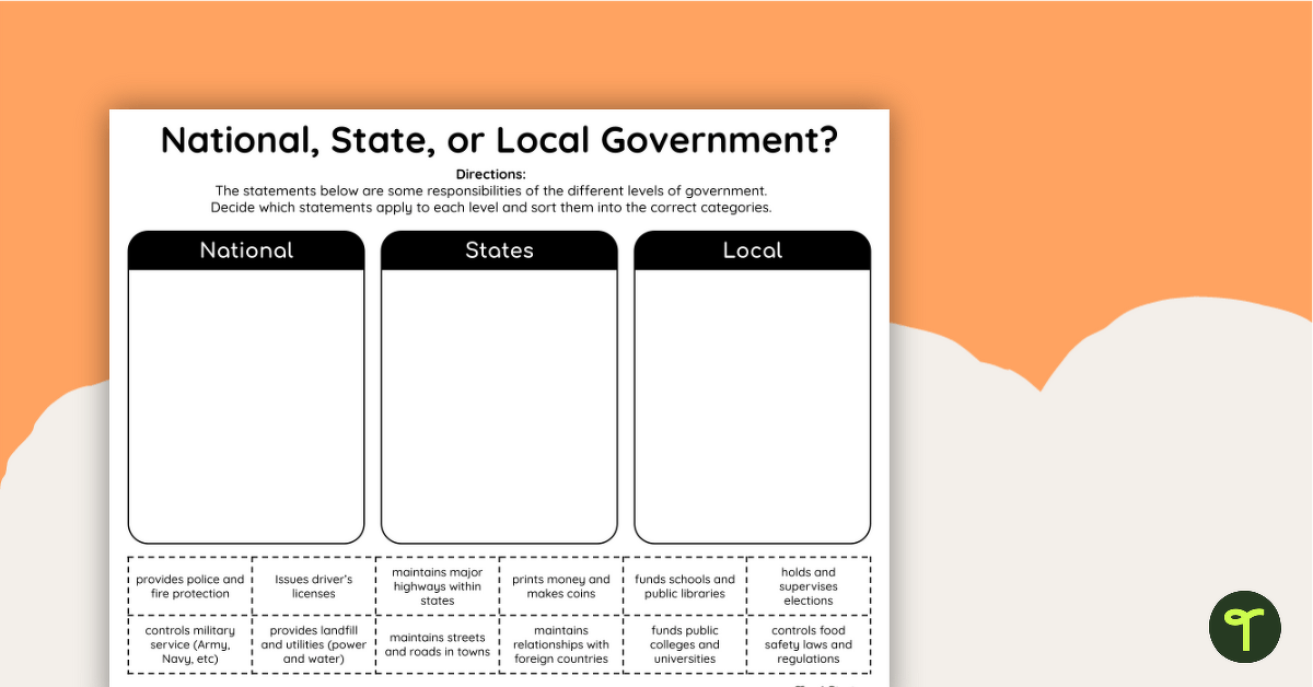 free election worksheet