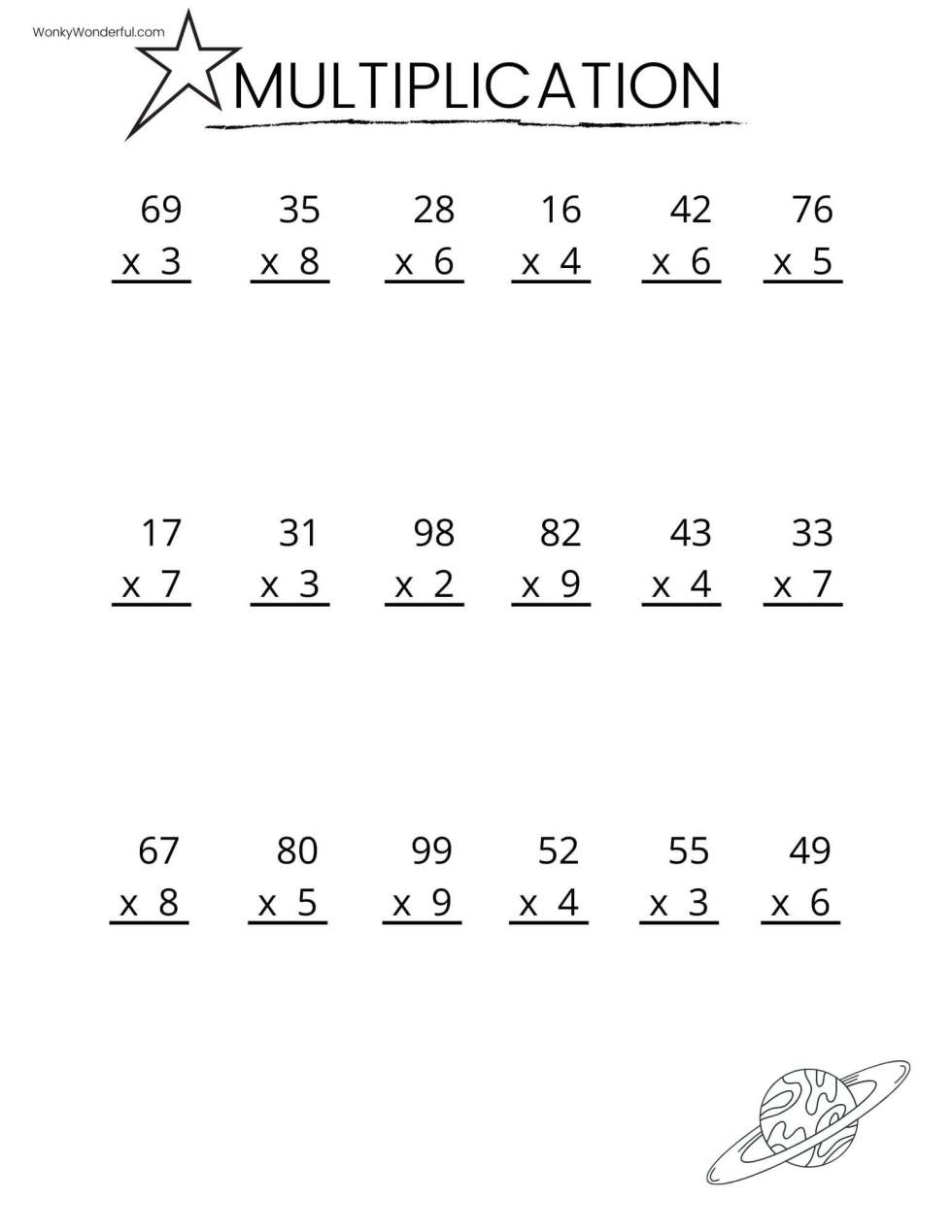 free elementary math worksheet printable