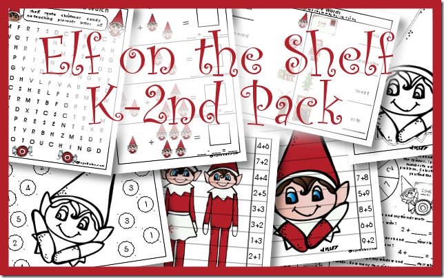 Elf on the Shelf Learning Fun for Math and Reading → Royal Baloo
