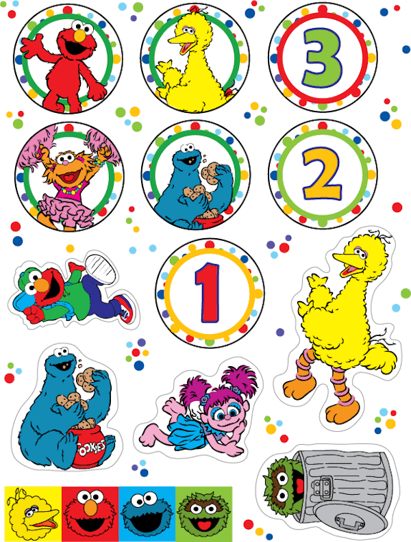sesame-street-party-printables-worksheets-library for Elmo Cupcake Toppers Printable Free Sesame Street Party Printables - Worksheets Library for Elmo Cupcake Toppers Printable Free