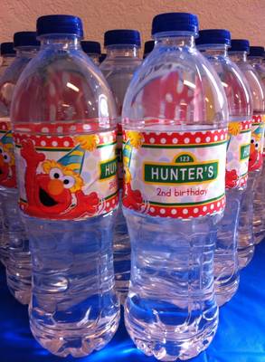 Hunters Elmo Water Bottle Labels - Customer Label Ideas ...