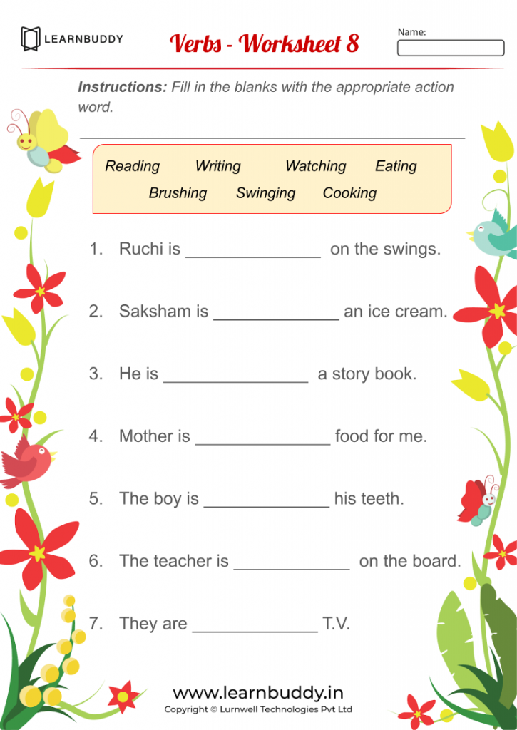 free english grammer worksheet