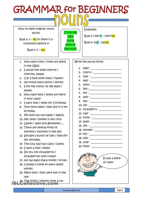 free esl grammar worksheet for adults